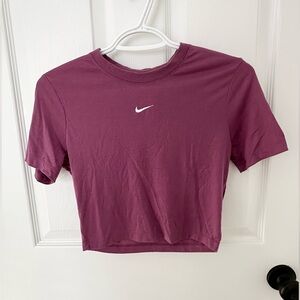 Nike Women's Purple Crop Top